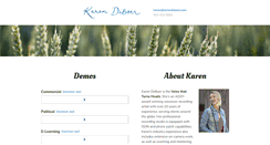 Desktop Screenshot of karendeboer.com