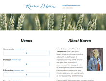 Tablet Screenshot of karendeboer.com